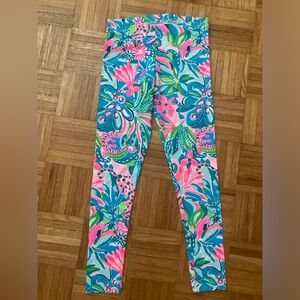 Lilly Pulitzer Leggings XL  14-16 Girls NWOT Golden Hour